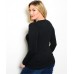 BLACK PLUS SIZE SWEATER 